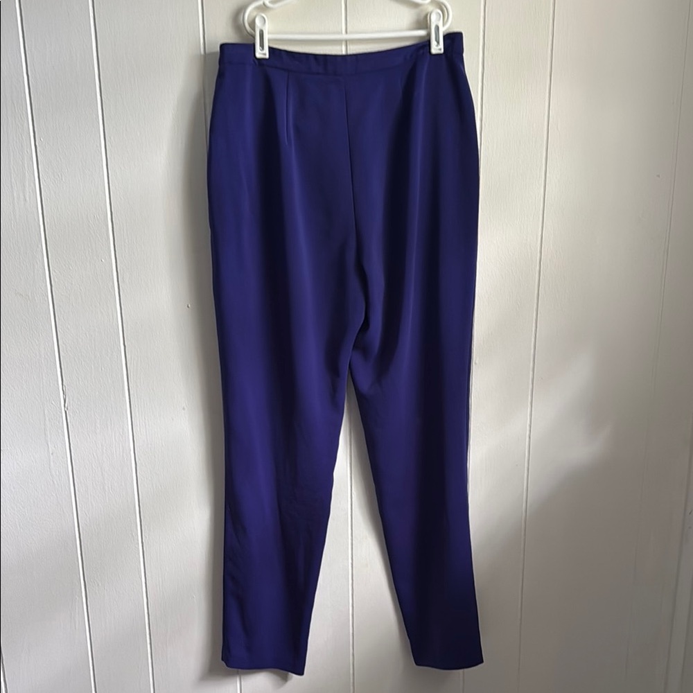 Milly Nicola Cady Purple Pants Sz 6 - Picture 3 of 5